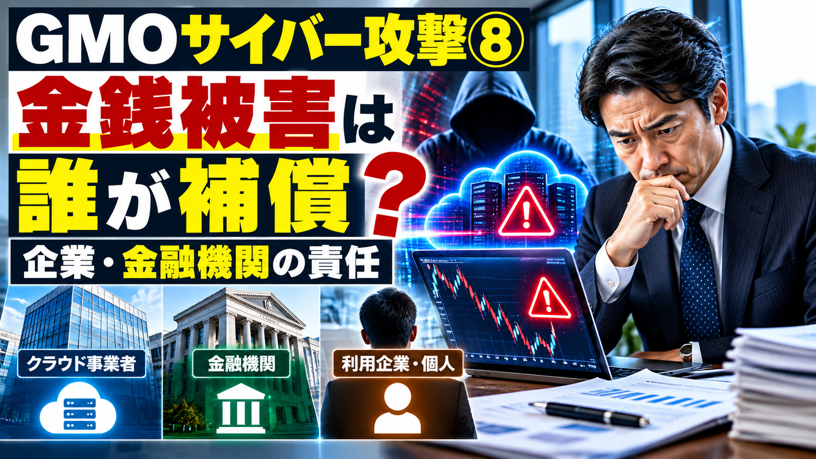 GMOサイバー攻撃の金銭被害は誰が補償？責任と条件を解説