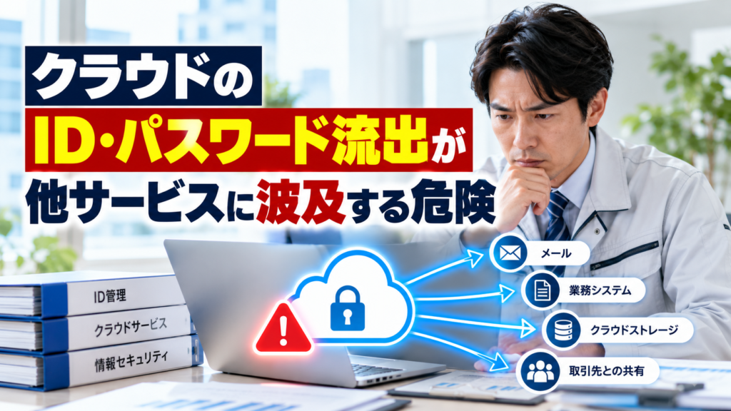 クラウドのID・パスワード流出が他サービスに波及する危険と対策