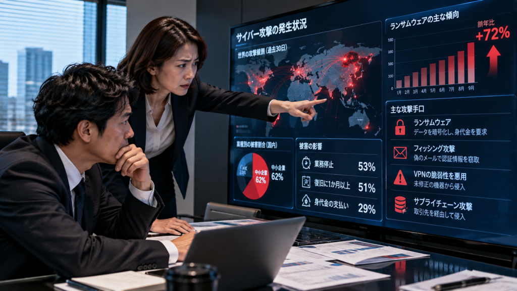 中小企業を襲うサイバー攻撃！VPN・認証・復旧の3大防衛策
