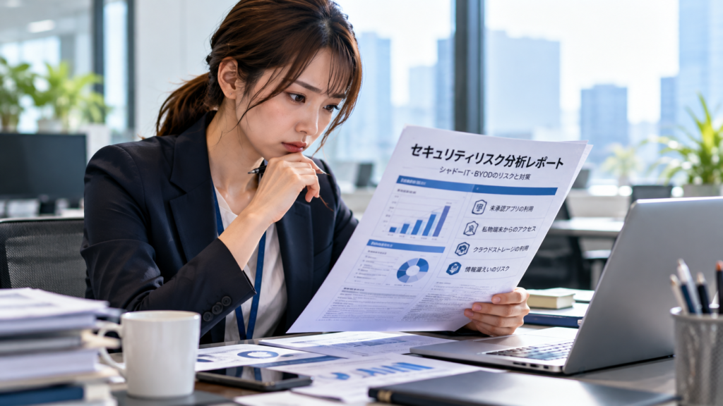 会社が把握していない端末が危ない！シャドーITと私物端末の情報漏えい対策