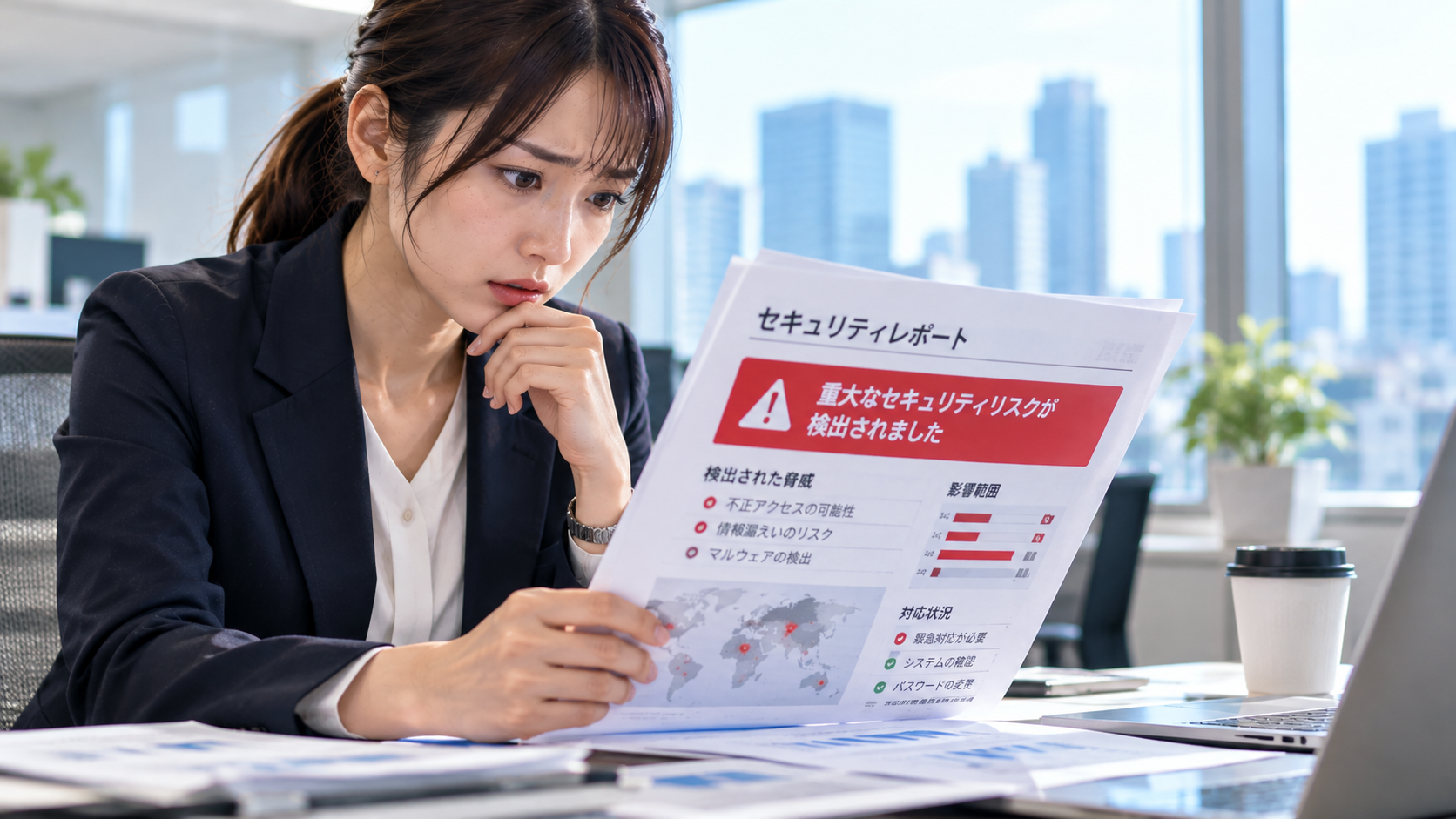 「御社が炎上中です」は罠！偽警告で脅す詐欺の恐怖と対策