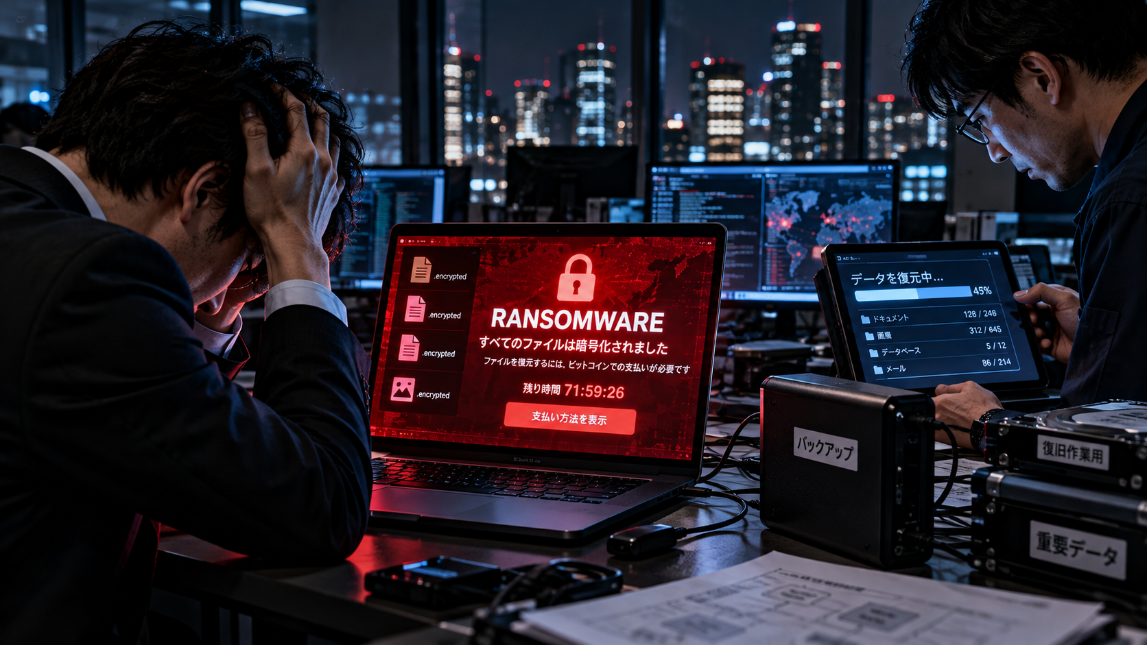 ランサムウェア被害とサイバー保険による復旧の実務対策