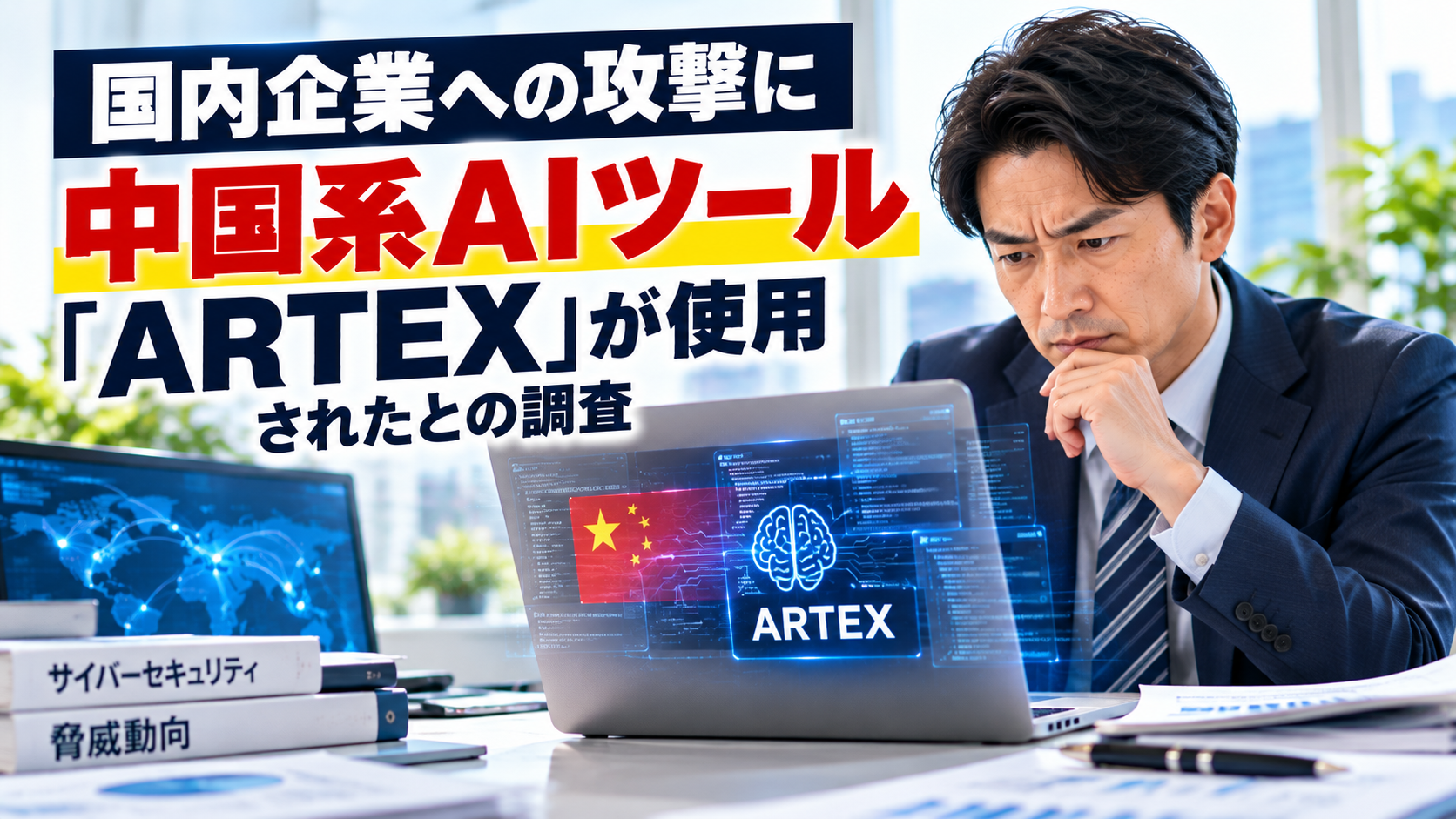 中国系AIツールARTEX使用報道｜国内企業が確認すべき対策
