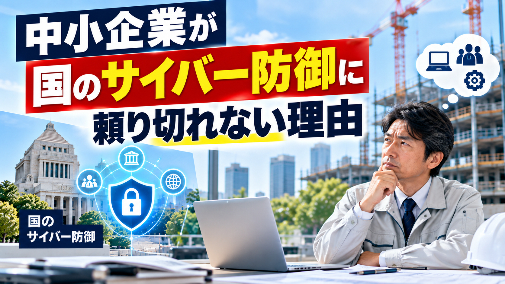 中小企業が国のサイバー防御に頼れない理由と必要な自社対策とは