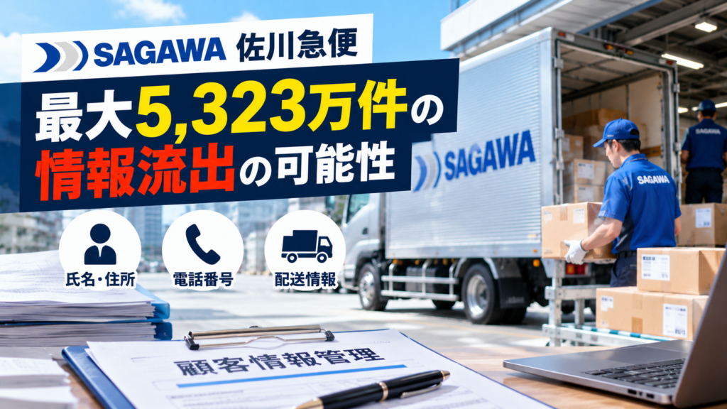 佐川急便で情報流出の可能性｜配送委託先と顧客情報を守る対策