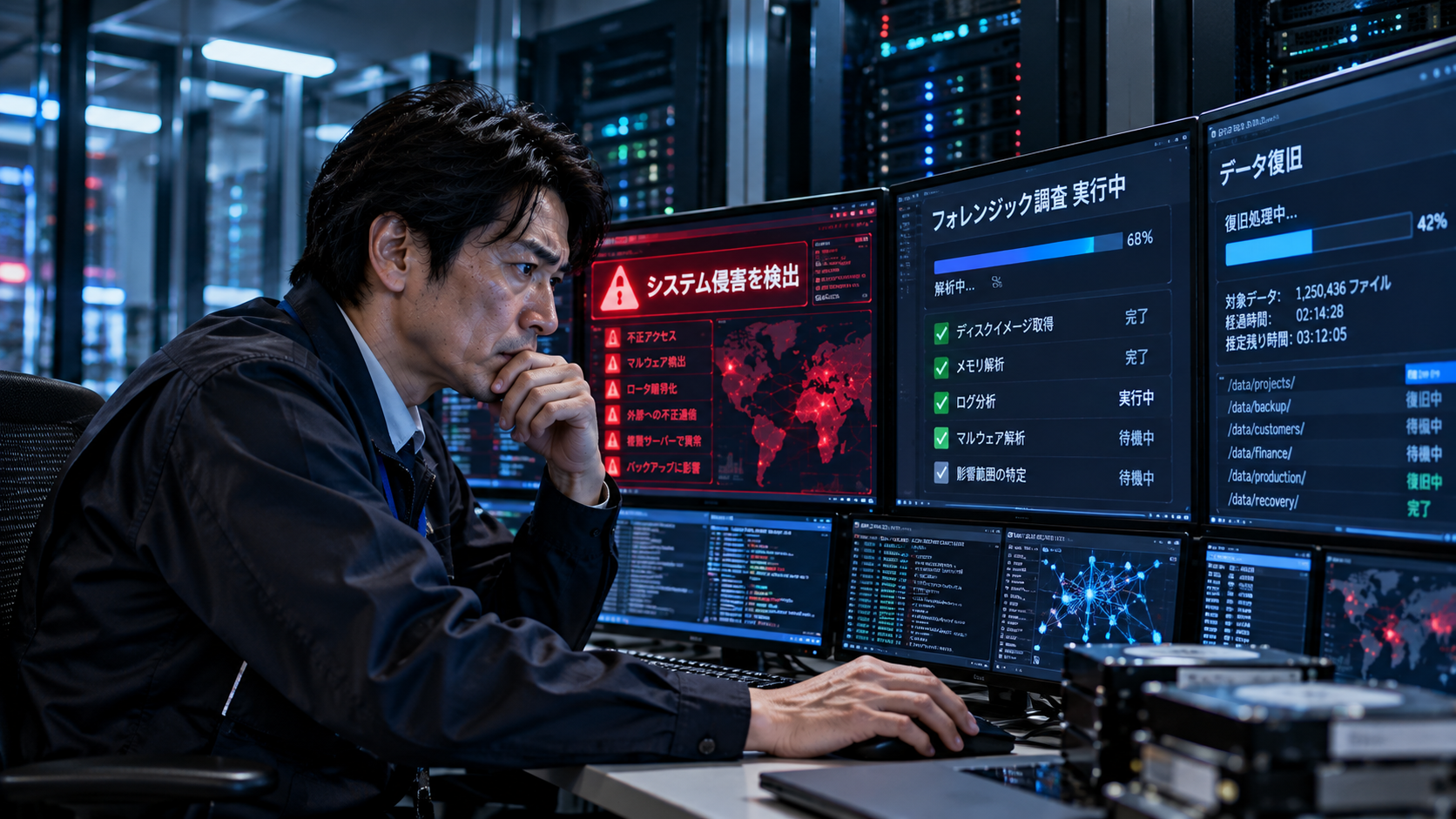 サイバー事故発生時の初期対応とフォレンジック調査の重要ポイント