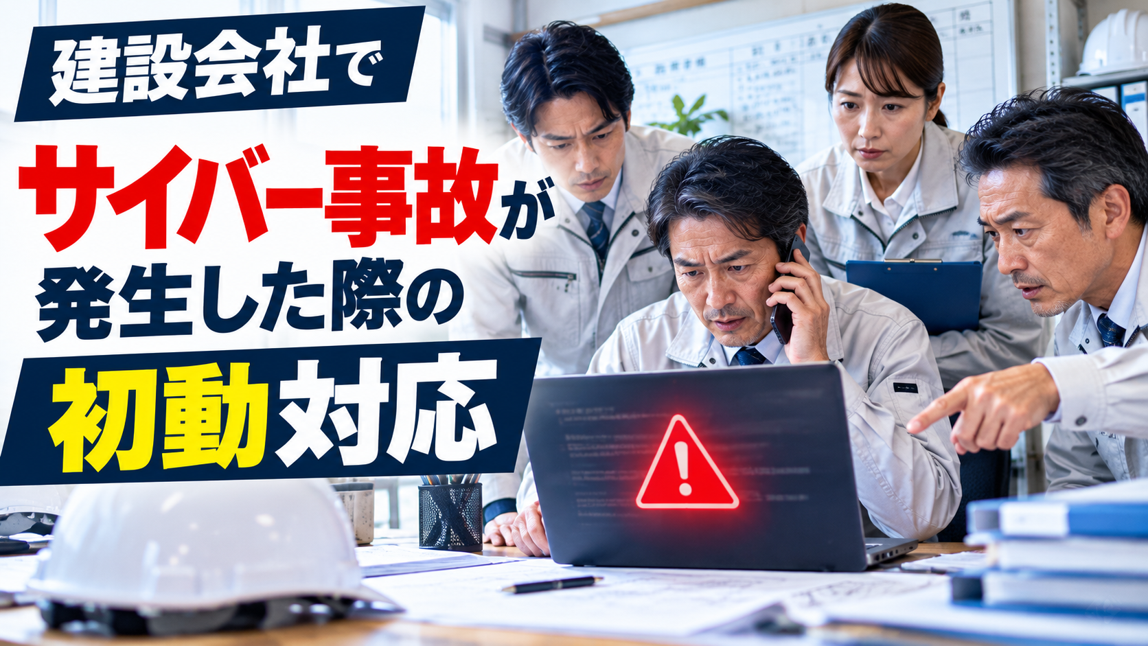 建設会社のサイバー事故初動対応｜被害確認・連絡・証拠保全の実務