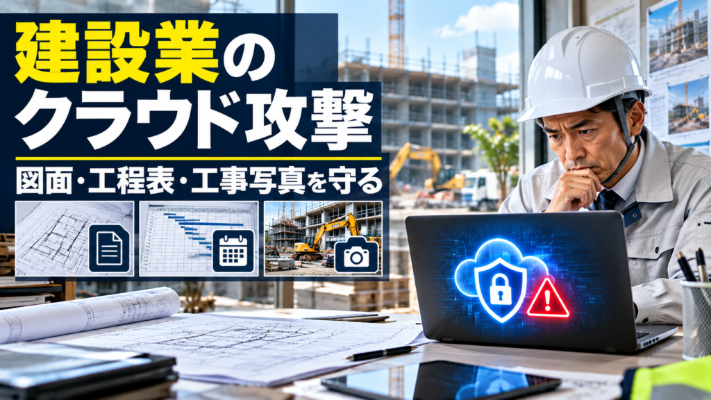 GMOサイバー攻撃⑬｜建設業のクラウド被害と現場を守る対策