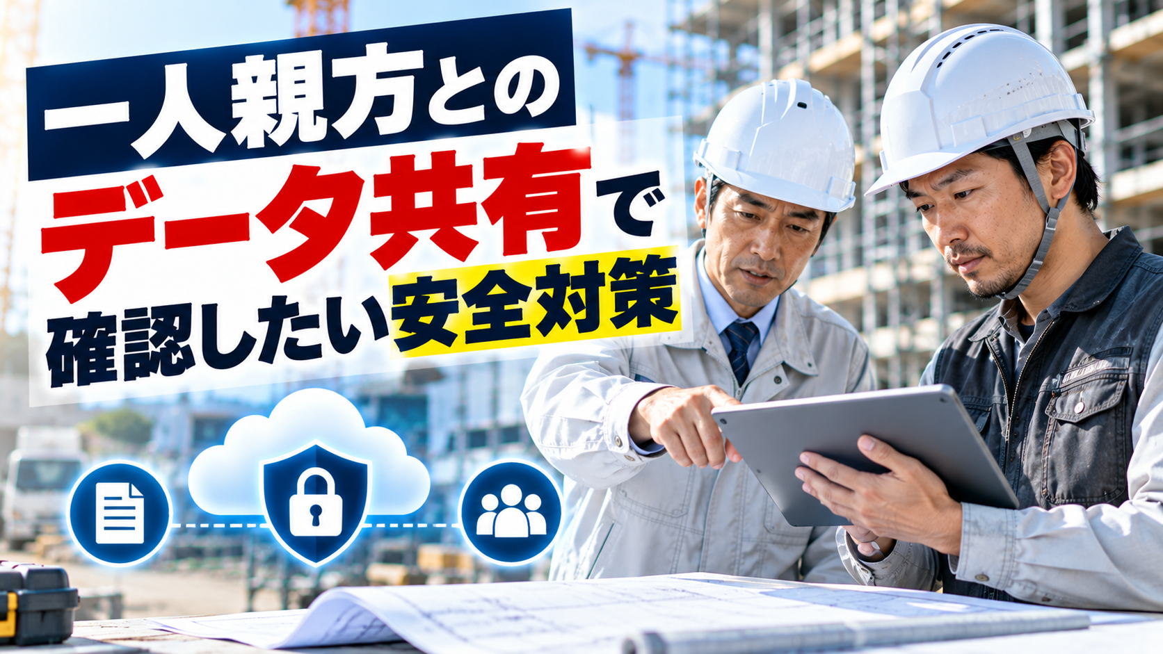 一人親方とのデータ共有で確認したい安全対策と建設会社の管理ルール