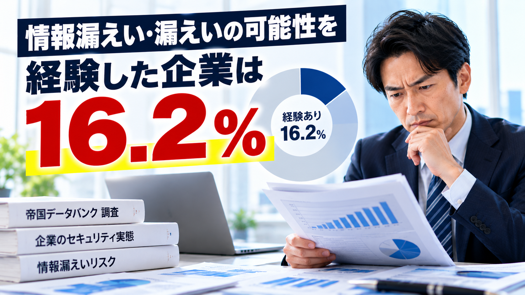 情報漏えい経験企業16.2％｜中小企業が今すぐ確認すべき対策