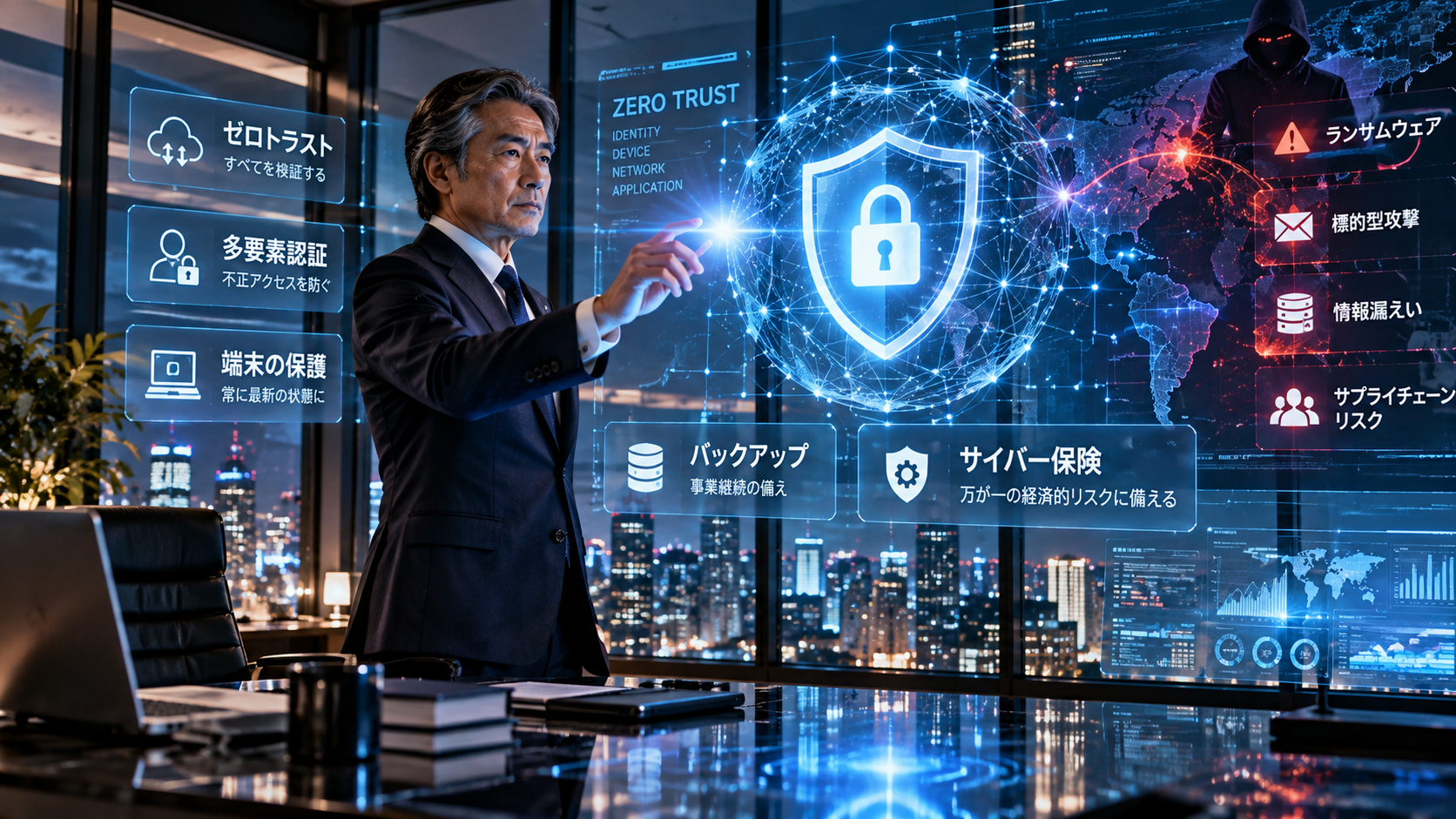 サイバー保険とゼロトラスト防衛の実務｜中小企業の備え