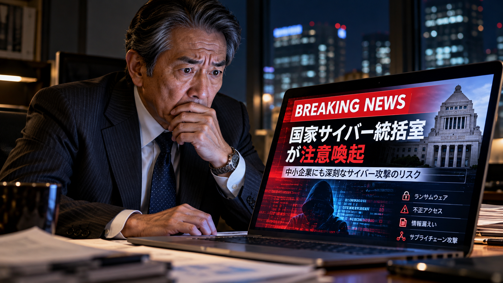 国家サイバー統括室が注意喚起！中小企業が取るべき対策と実務