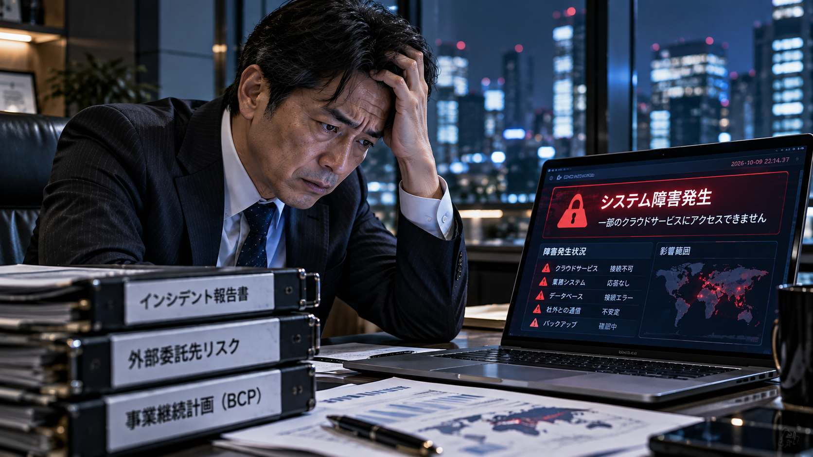 中小企業を直撃するクラウド障害と委託先リスクの重大盲点経営者必見！