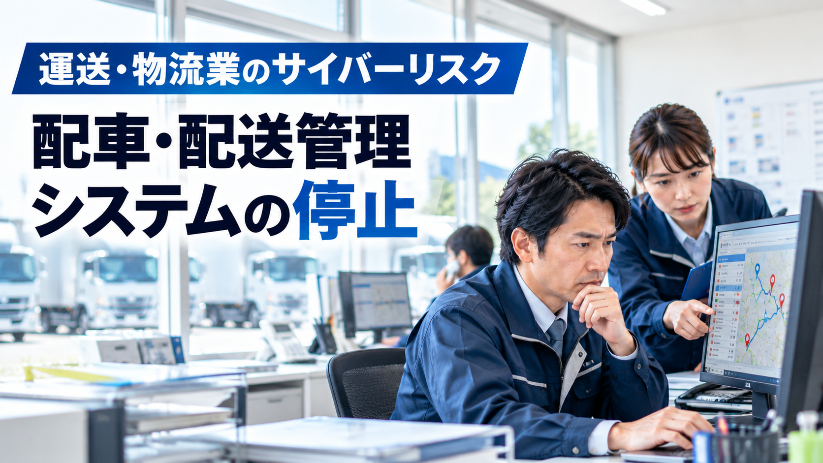 運送・物流業のサイバーリスク｜配車・配送管理システムの停止