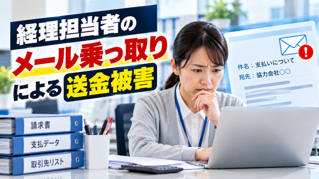 経理担当者のメール乗っ取り｜建設会社の送金被害を防ぐ実務対策