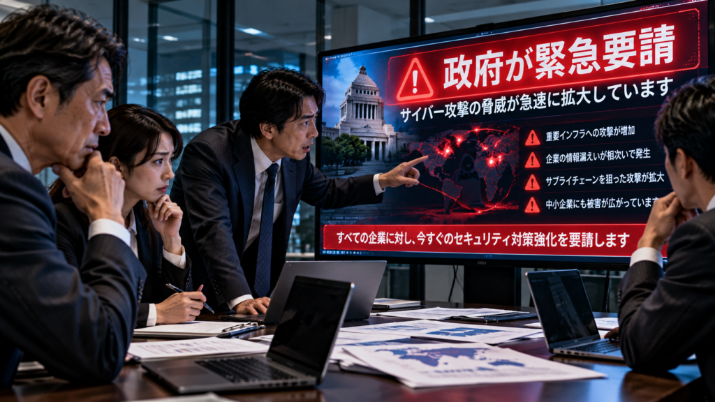 政府が緊急警告！企業を襲う情報漏えい危機と今すぐ取るべき対策