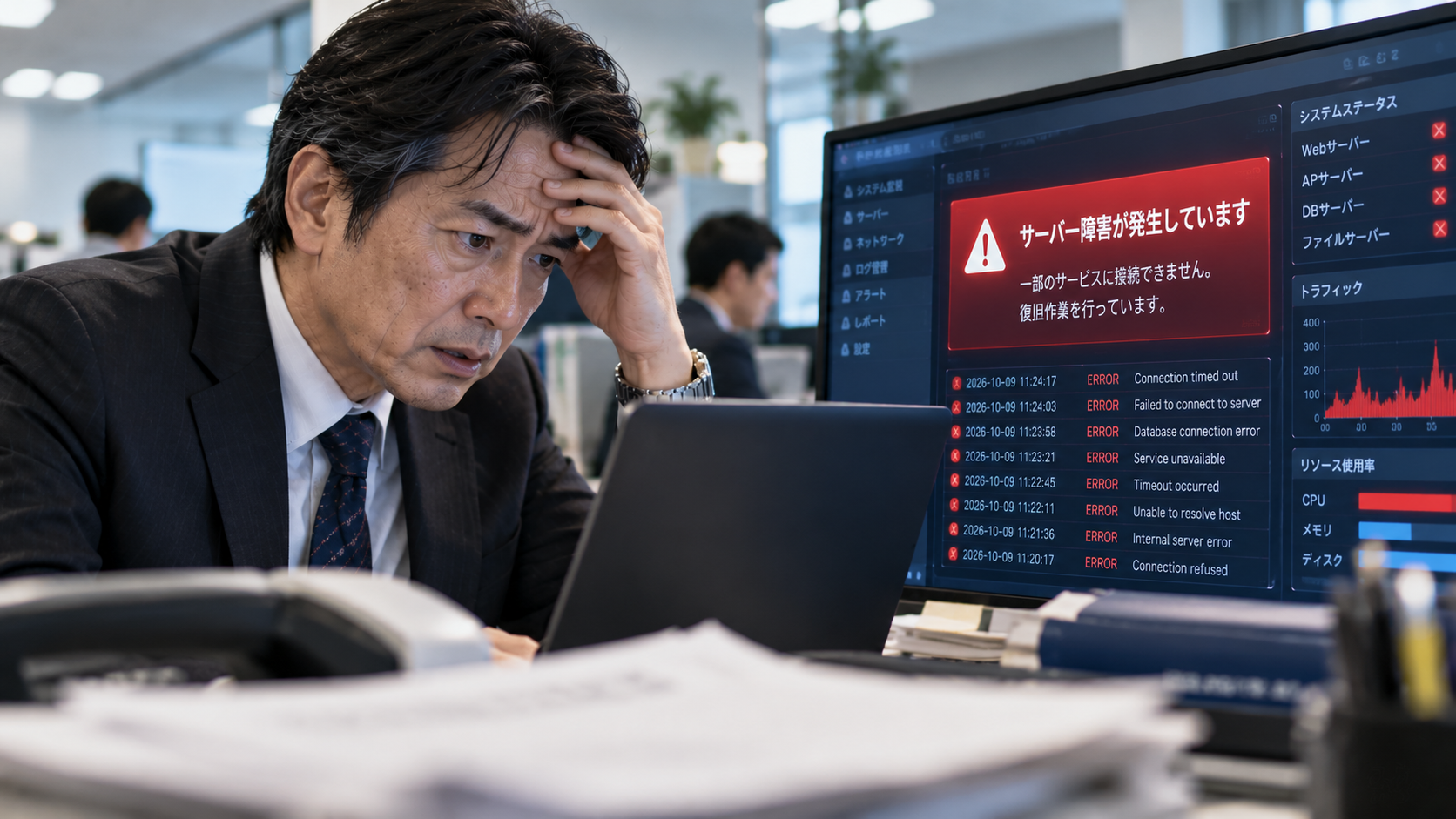 サイバー事故で倒産危機！中小企業の経営を揺るがす損失と防衛策